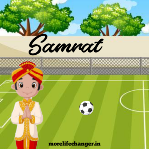 Samrat is back bencher. He is only interested in playing football.