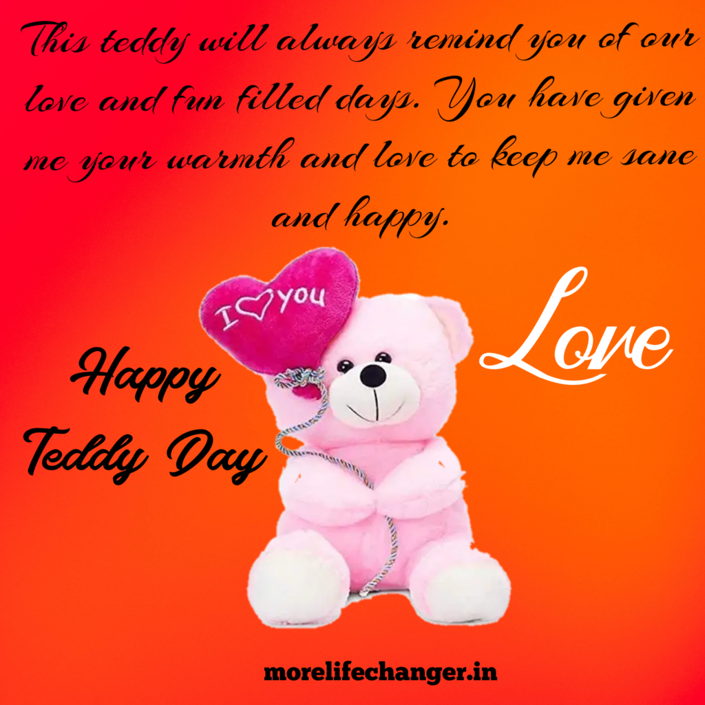 Happy Teddy Day Quotes with HD images - More life changer