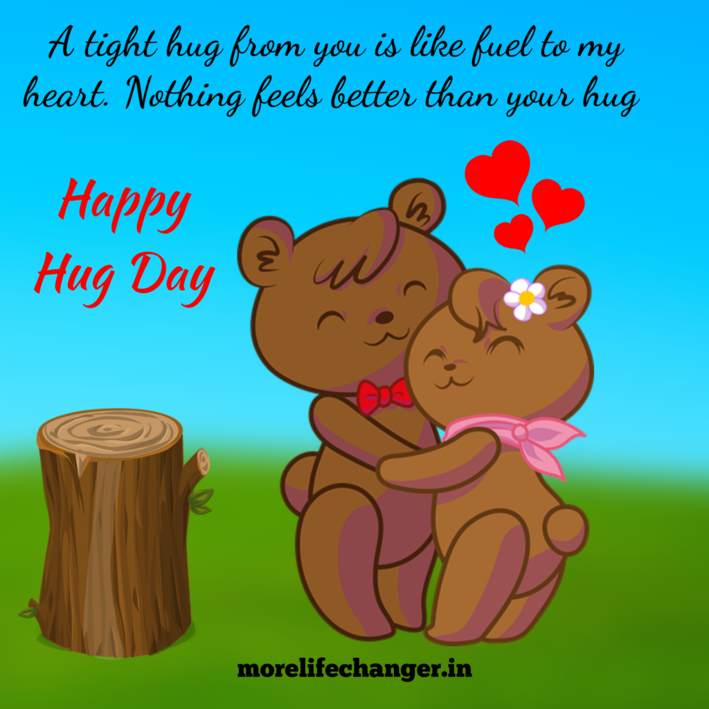 Happy Hug Day quotes with HD Images - More life changer