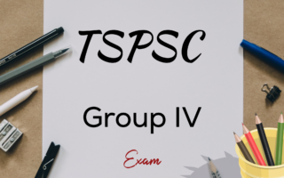 Syllabus of TSPSC Group IV exam