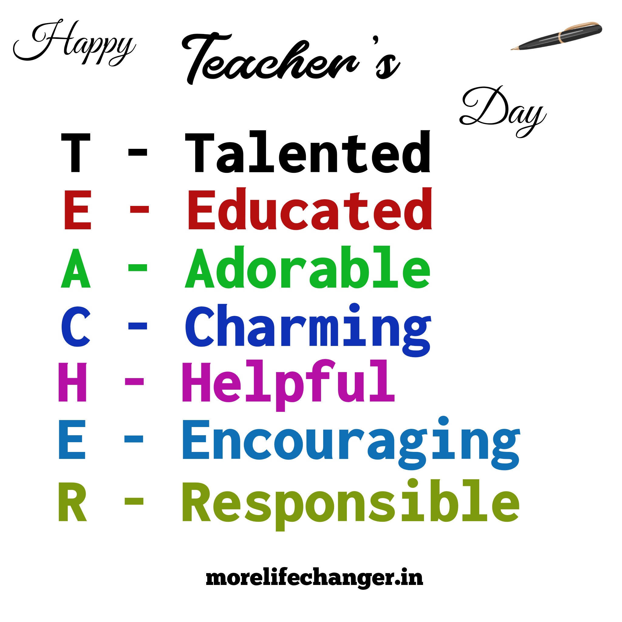 138 Timeless quotes on Happy Teacher's Day - More life changer