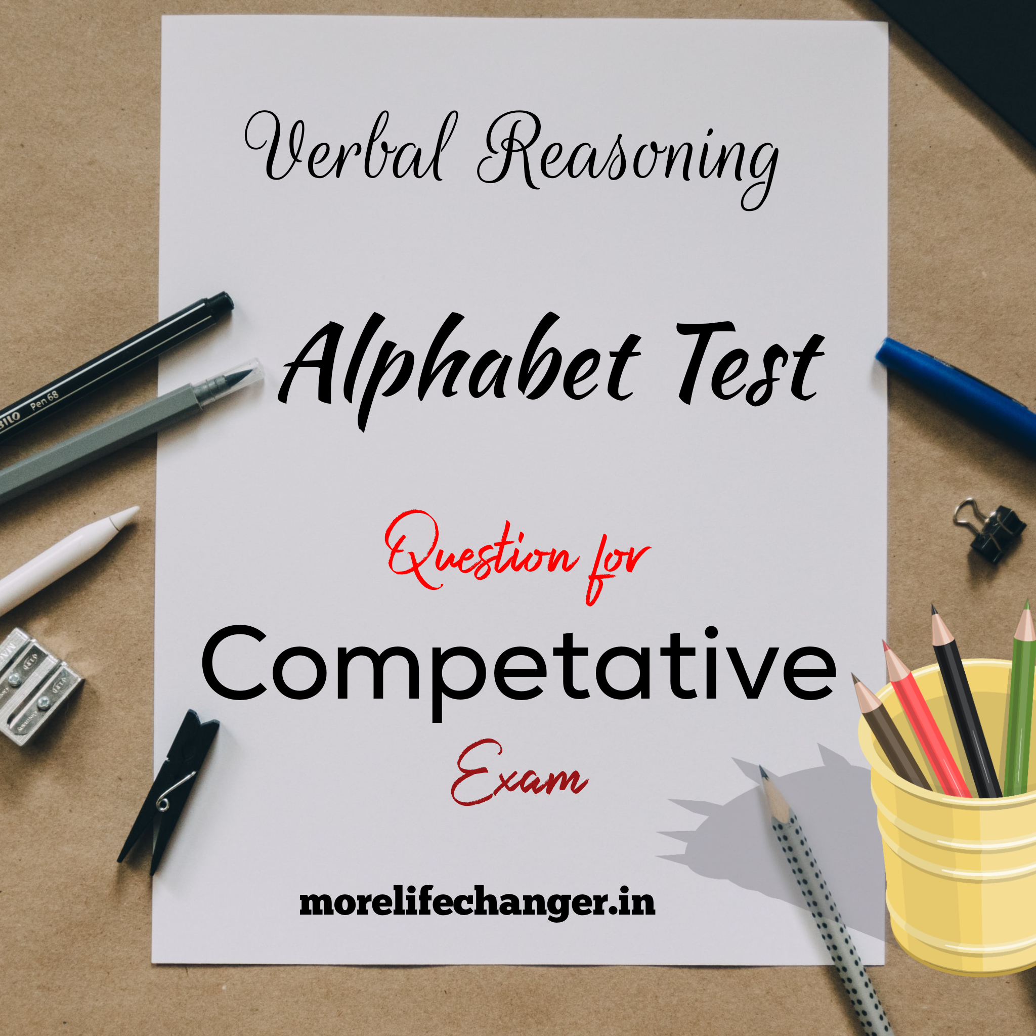 138 Reasoning question on Alphabet test