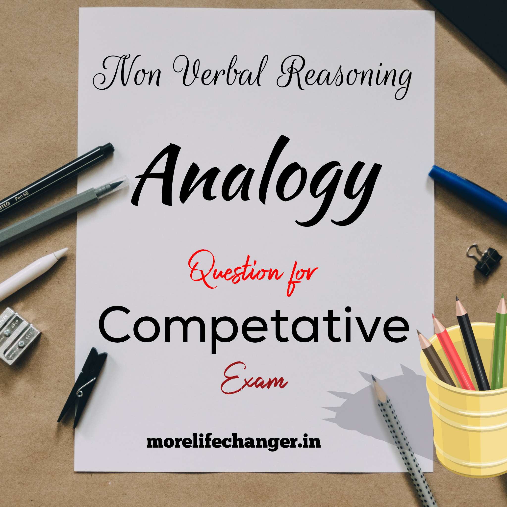 Non verbal reasoning Analogy question