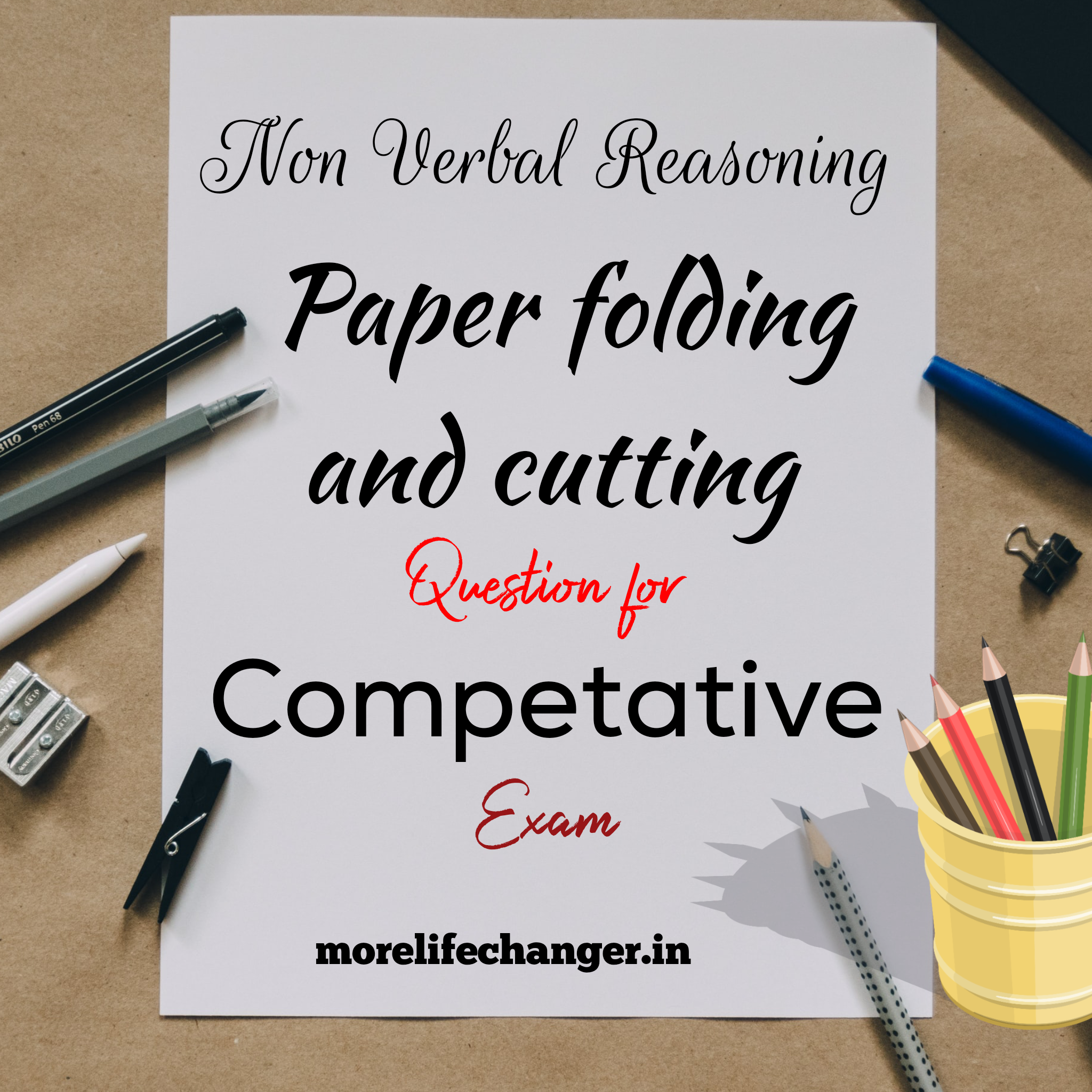 138 reasoning question on paper folding and cutting