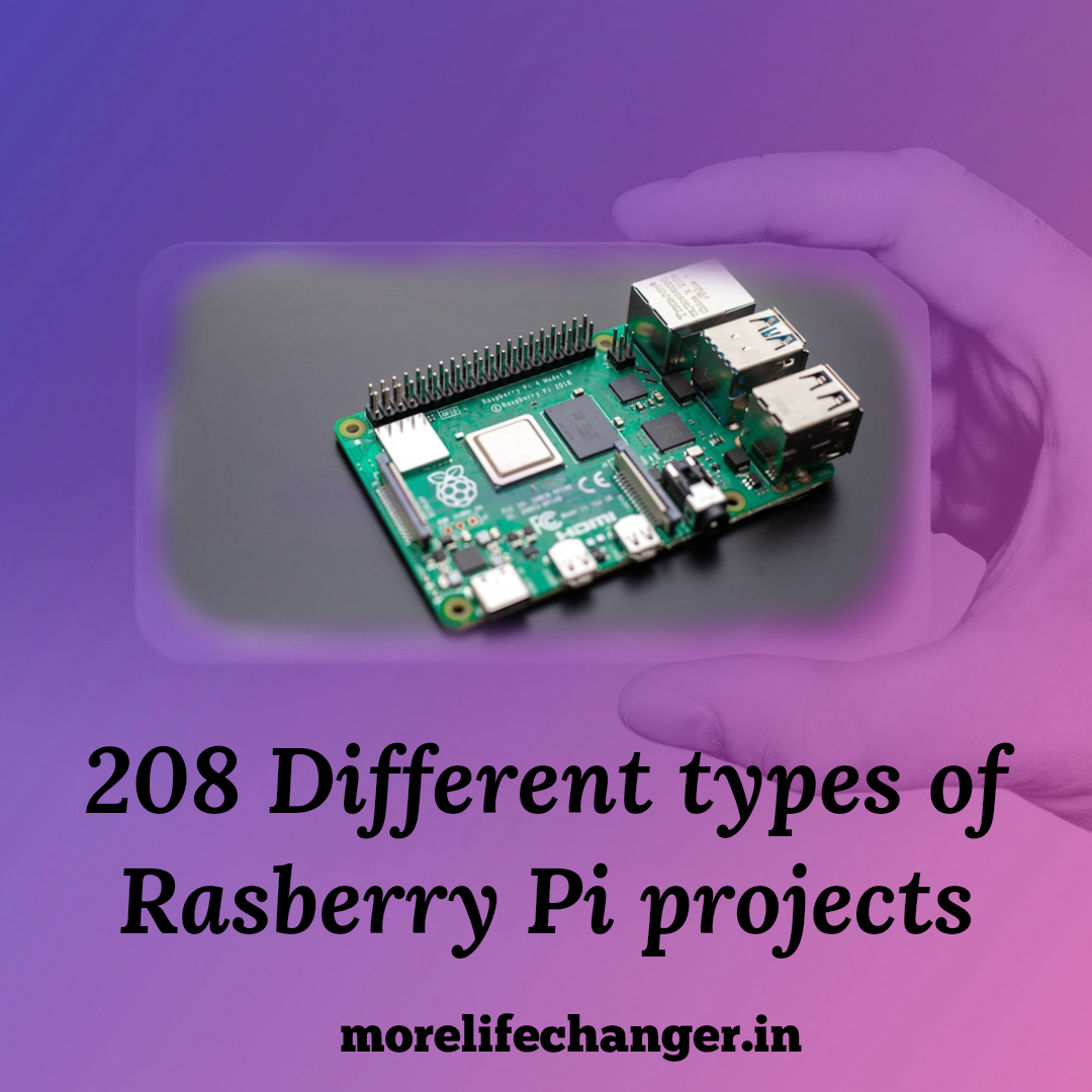 208 Different types os Raspberry PI project